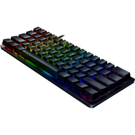 Razer - Huntsman Mini 60% Wired Optical Linear Switch Gaming Keyboard with Chroma RGB Backlighting - Black