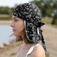 thumbnail image 5 of Clossjun Cooling Skull Cap Helmet Liner, Breathable Sweat Wicking Head Wrap Bandana Hat for Men Women, Paisley Cycling Running Cap, 5 of 7