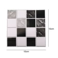 thumbnail image 2 of 10Pcs/Set Flat Mosaic Tiles Sticker Transfers Covers For Kitchen Bathroom Wall Strickers Gloss Waterproof Film 3D Wall Decals, 2 of 9