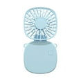thumbnail image 2 of TIMIFIS Petit Ventilateur Nouveau Ventilateur Portatif Usb - Base Réversible - Soufflage Vertical - 3 Vitesses de Vent - Mini Ventilateur de Bureau Rechargeable Sans Balais Pliable Rangement Facile Petit Ventilateur Rechargeable, 2 of 8