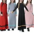 thumbnail image 3 of EnJoCho Girls Ramadan Robe Abaya Dress for Girls Musli𝗆 Prayer Dress Kids Islami𝖼 𝖣ubai Eid Ramadan Dress Wedding Arabic Kaftan Dress, 3 of 8