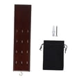 thumbnail image 3 of DYNWAVECA Wall Mount Holder Bracket Easy Installation Display Rack with Accessory Storage Bag for Workshop Bar Game Room Dark Red, 3 of 10