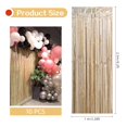 thumbnail image 3 of Cortina de aluminio Backdrop Ohiyoo, 10 unidades, color dorado champán, 1 x 2,5 m, 3 of 6