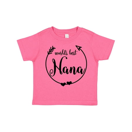 

Inktastic World s Best Nana Girls Toddler T-Shirt