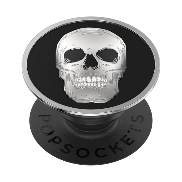 Soporte expandible Phone Grip PopSockets con forma de cráneo esmaltado