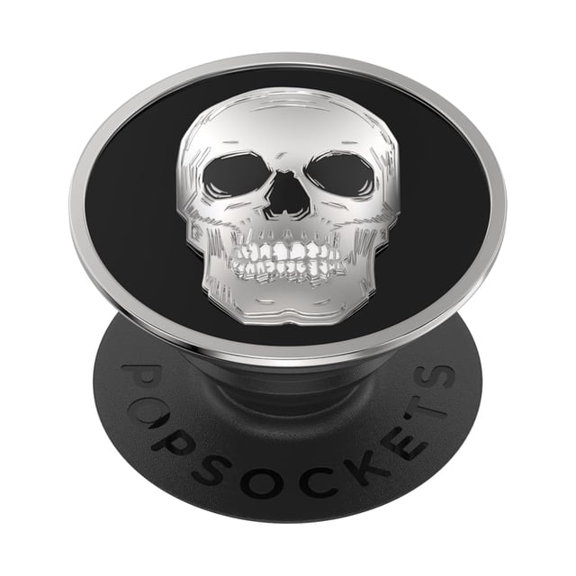 Soporte expandible Phone Grip PopSockets con forma de cráneo esmaltado