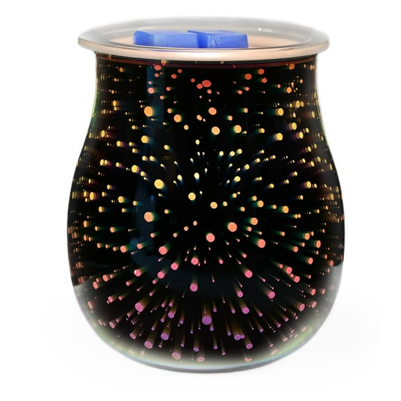 Scentsationals Wax Melt Warmer, Wax Warmer for Scented Wax Melts - Galaxy Night Sky - Candle Wax Melter for Fragrance Cubes and Tarts