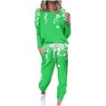 thumbnail image 2 of pimelu Tracksuits Sets for Women Lounge Sets for Women Plus Size Long Sleeve Pullover Top 2 Piece Sets Drawstring Pocket Jogger Pant Workout Sets 2 Piece Sets for Women Clearance, 2 of 5