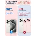 for iPhone 15 Pro Case with Stand, [MagSafe Compatible] [Camera Cover