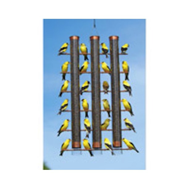 GC Songbird Essentials 3 Tube Bird Feeder Finches Favorite