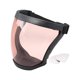 thumbnail image 4 of Escudo facial completo Rectificado Escudo facial Agujero transpirable Ergonómico,Máscara de escudo facial Negro y café, 4 of 8