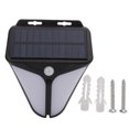 thumbnail image 1 of Luz de advertencia estroboscópica solar 129DB Alarma IP65 Impermeable 4 modos de trabajo para cerca de balcón, 1 of 5