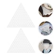 thumbnail image 3 of 10pcs Plastic Mesh Canvas Sheets Triangle Shapes Embroidery And Cross Stitch Canvas Sheets For Crafting And Sewing Projects Diy Needlework, 3 of 8