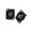 Black, variant on 2PCS Female RCA Panel Mount Chassis Socket Connector 86 Panels Gold Plated Black/Silver Video Connector Female Socket Red Black Core