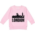 thumbnail image 2 of Inktastic London England City Skyline with Grunge Toddler Sweatshirt, 2 of 4
