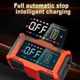 thumbnail image 5 of Intelligent Battery Charger, 6A 12V Lithium Iron Phosphate, Lead Acid Maintainer and Automatic Battery Repair Portable Function with LED Display, for Car Motorcycle Truck, AGM, 5 of 5