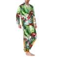 thumbnail image 2 of Sikiie Vegan1 Mens Pajama Set, Soft Warm Long Sleeve Sleepwear, Cozy Button-Down Pjs for Men-X-Large, 2 of 7