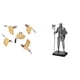 thumbnail image 1 of Adorno Colgante De Pared De Madera Con Diseño De Caballero Pájaro, Estatua Decorativa Coleccionable, Para Mesa, Entrada, Chimenea, Dormitorio, Decoración Del Hogar, Regalo De Inauguración, 1 of 8