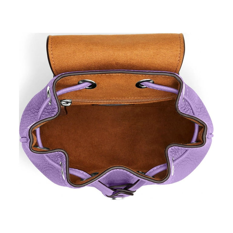 Coach Women s Soft Pebble Leather Amelia Convertible Backpack Iris Walmart