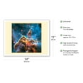 thumbnail image 2 of Mystic Mountain - Carina Nebula from the Hubble Space Telescope - NASA Color Photo c.2010 - Fine Art Matte Paper Print (Unframed) 11x14in, 2 of 4
