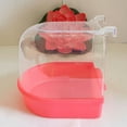thumbnail image 6 of HEVIRGO Pet Bird Parrot Transparent Bathing Tub Bathtub Shower Box Hanging Cage Decor, 6 of 7