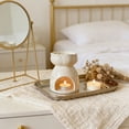 thumbnail image 4 of Rirozkan Ceramic Essential Oil Warmer, Tea Light Candle Holder And Wax Melt Burner, Aromatherapy Diffuser, For Home, Bedroom, And Relaxation Decor, 4 of 6