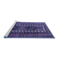 thumbnail image 2 of Ahgly Company Machine Washable Indoor Rectangle Persian Blue Traditional Area Rugs, 8' x 12', 2 of 4