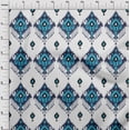 thumbnail image 4 of oneOone Polyester Spandex Blue Fabric Asian Ikat Sewing Craft Projects Fabric Prints By Yard 56 Inch Wide, 4 of 4