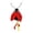Red, variant on Cute Ladybug Dragonfly Catnip Toy, Cartoon Animal Plush Cat Toy, Interactive Teasing Kitten Toy with Ribbon Tails, Durable Soft Chew Toy for Teeth Cleaning, Boredom Relief for Indoor Cats