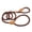 Brown, variant on P Chain Dog Leash Slip Collar Pet Walking Leads Nylon Dog Mountain Climbing Rope Puppy Pet Traction For Small Medium Large Dogs