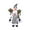 Type B, variant on ZPAQI Christmas Santa Figurines Hand Crafted Santa Claus Standing Sitting for Doll Dec