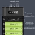 thumbnail image 2 of DQrwqpou USB Dual 8X 18650 Caja Banco para Digital LCD (5V 2A 10W), 2 of 9