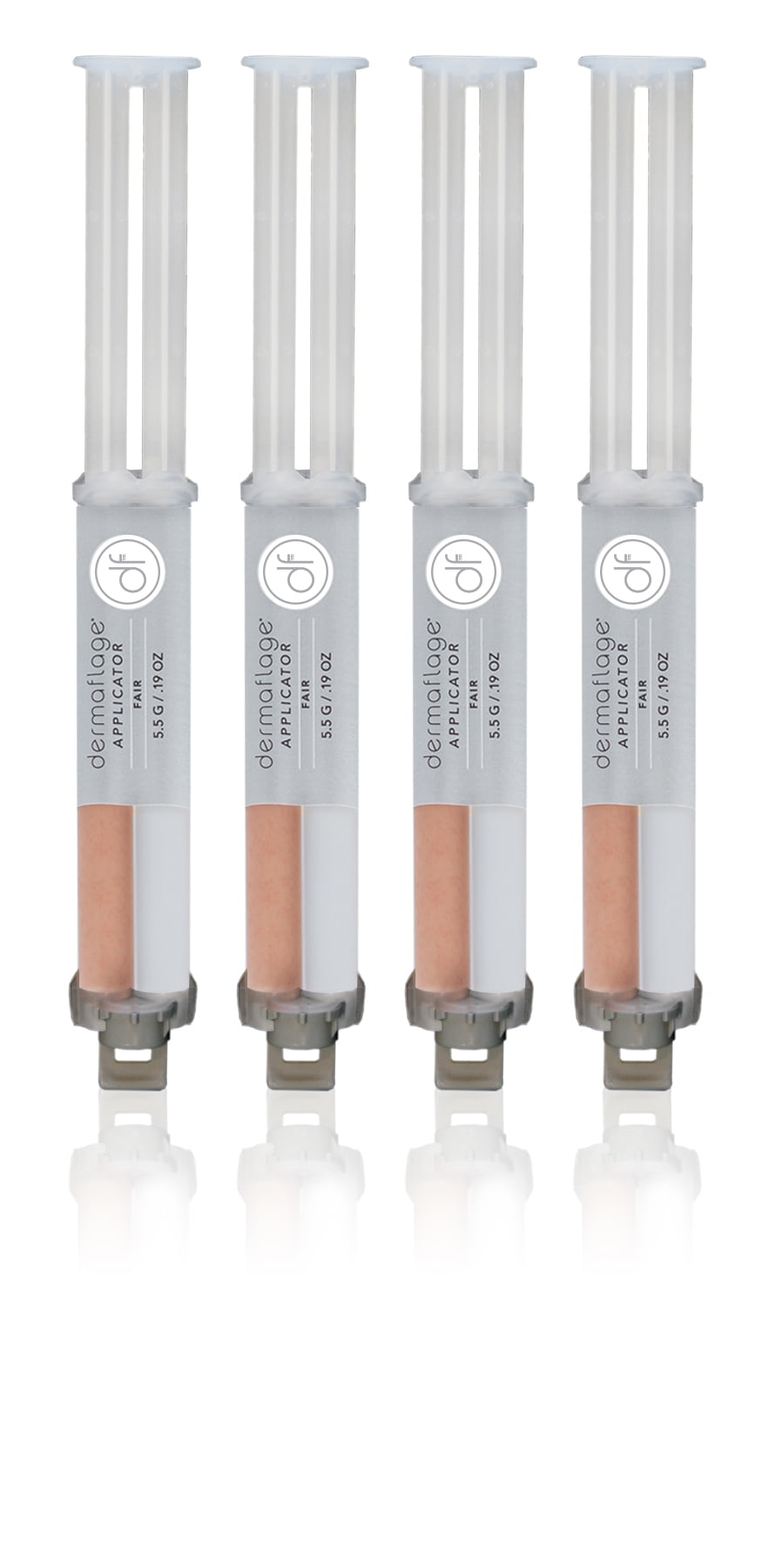 Dermaflage 4 Pack Applicators - Fair
