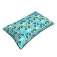thumbnail image 3 of Naloa Cartoon Monster Truck Pillowcase, Throw Pillowcase, Wrinkle-Free, Stain-Resistant with Hidden Zipper for Bedroom Sofa - 16"x24", 3 of 9