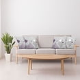 thumbnail image 4 of Ambesonne Abstract Throw Pillow Cover 4 Pack, Colorful Squares Dots, 20", Purple White Grey, 4 of 5