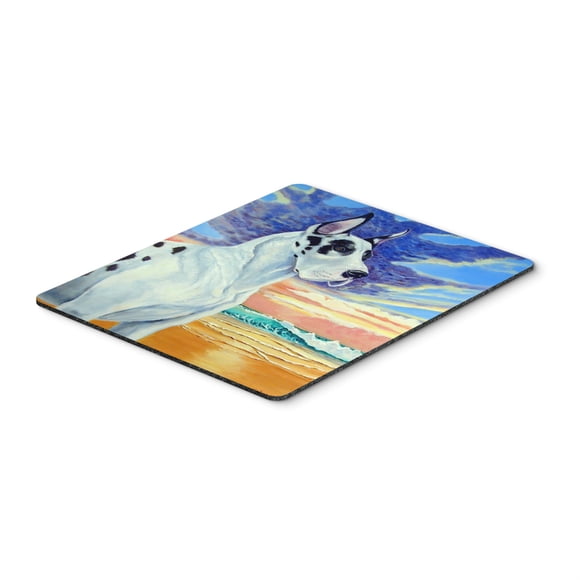 "Ratón de Caroline's Treasures / Hot Pad / Trivet, Great Dane Harlequin Dane al atardecer (7098MP)" Caroline's Treasures 7098MP