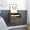 Brown, variant on Discrete single - drawer storage | Wall - mountable for a modern look in any room | Enhance room decor with two - tiered shelves