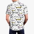 thumbnail image 6 of Salouo Dachshund Dog Puppy for Men's Short Sleeve Polo Shirts,Polo Shirts for Men Performance Short Sleeve Golf Shirt Athletic Casual Collared T-Shirt-Large, 6 of 8