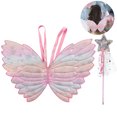 thumbnail image 1 of Fairy Wing Lovely Decorative Butterfly Wing Dress up Wing with Wand for Kids, 1 of 10