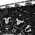thumbnail image 3 of Gothic Shower Curtain Set - Dark Celestial Moon & Star Print, Mystical Cosmic Bath Decor, Waterproof Polyester 72"Wx72"L, Goth Aesthetic Gift, 3 of 5
