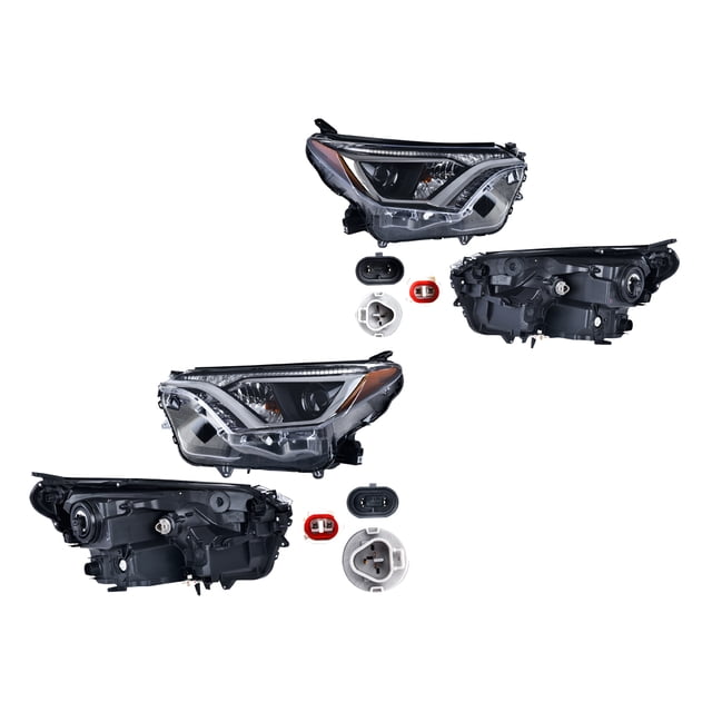 Par de FAROS RAV 4 2016 al 2018 TOYOTA DEPO .