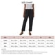 thumbnail image 4 of Pantalones casuales de mujer de algodón y lino con cordón en la espalda y cintura elástica con bolsillos C21037, 4 of 4