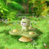 KOYPTL Suction Cup Spinner Toys for Toddlers 1 2 3 Years Old Early Educational Sensory Soothing Toys for Baby Bath Car Ship Travel,Gift for Kids 6-12-18 Months Christmas Stocking Stuffers Birthday