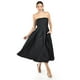 thumbnail image 2 of Vestido Strapless de corte midi Roman Fashion /Juvenil, 14387 (Negro) negro CH, 2 of 5