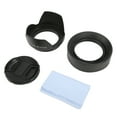 thumbnail image 4 of Peahefy Lens Hood Set With Lens Cap, Lens Hood Set Prevent Entry Of Scattered Light For Camera, 4 of 8