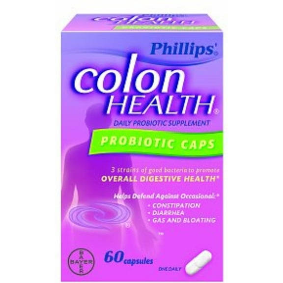 4 Pack - Phillips' Colon Health Probiotic Caps 60 Caps