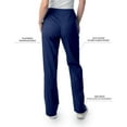 thumbnail image 3 of Landau ProFlex Tailored Fit Comfort Stretch 4-Pocket Scrub Pants for Women 2043, 3 of 4