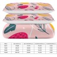 thumbnail image 2 of HAHDAXIA Fruit Pattern Bedding Solid Comforter Set for All Seasons,3 Pieces(1 Comforter+2 Pillowcases),Soft Microfiber Bedding Set Twin(86"x70"), 2 of 7