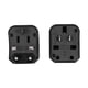 thumbnail image 4 of Adaptador de enchufe de viaje Sincero Convertidor de toma de corriente universal Reino Unido UE EE. UU. JP AU CN 110 240 V Negro, 4 of 10