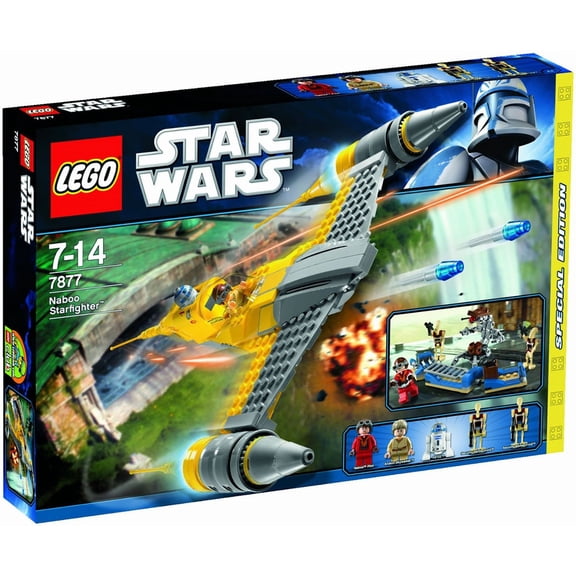 LEGO Star Wars The Phantom Menace Naboo Starfighter Exclusive Set #7877